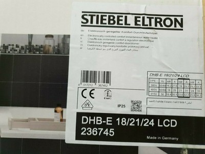 STIEBEL ELTRON DHB-E 18/21/24 LCD  Durchlauferhitzer 236745 Neu + Rechnung