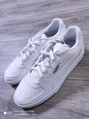 Puma Caven 2.0 Shoes Mens Size 10 White Gold Gum Low Top Sneakers 392290 09