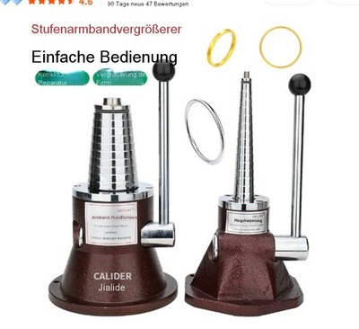 Armband-Weitmacher, Stufenring-Weitmacher, Reparatur Gold Und Silberschmuck