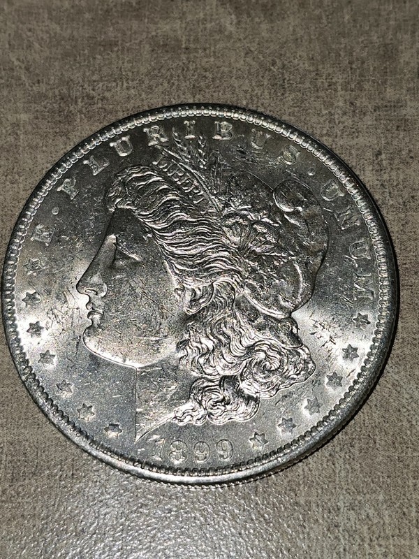 BU 1899 O MORGAN SILVER DOLLAR