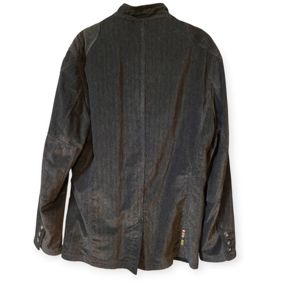 Chaqueta Triple Five Soul Weathered negra de pana para hombre talla XXL Foto 4 de 4
