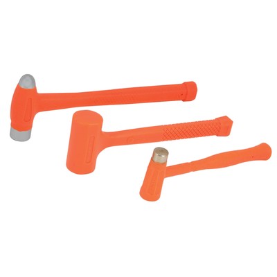 Performance Tool M7234 Dead Blow Hammer Set With Brass Cap, Ball-peen,