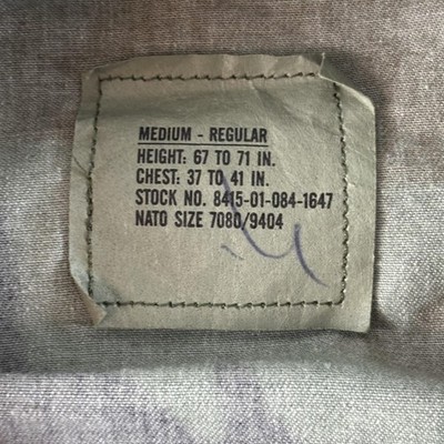Vintage U.S. Army Jacket Mens Medium Woodland Camo BDU Combat 82nd