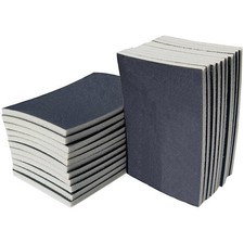SACKORANGE 20 PCS 3 x 4 Inch 2000 Grit Sanding Sponge, Ultra Fine Black
