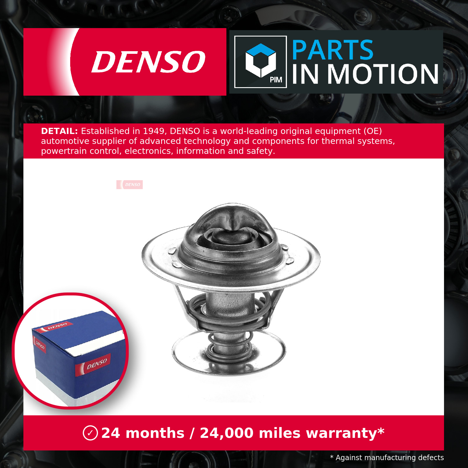 Fits DENSO-TERMIKA DTM87234 THERMOSTAT CARTRIDGE 87C - Image 26