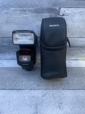 Sony HVL-F43M Shoe Mount Flash w/Case - Excellent Condition