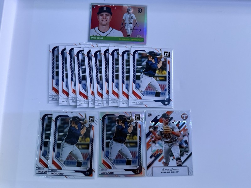Jace Jung RC/2nd Yr Lot 🔥 15 Cards 