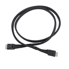 SFF-8611 4i To SFF-8611 4i Cable PCIe4.0 64Gpbs SSD Data Active With Nylon JWIQ
