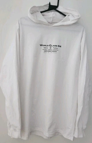 Haut à capuche FW20 Supreme Best Of The Best L/S taille L grand blanc à capuche