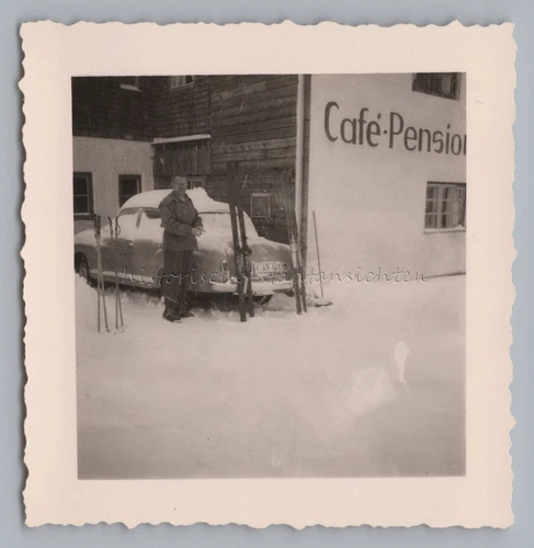 Bayrischzell - Coche Mercedes-Benz esquí vacaciones café Pernion invierno - foto - Imagen 1 de 2