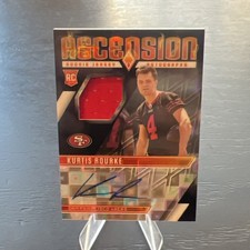 2025 Panini Phoenix RPA Ascension 23/99 Patch Auto RC Kurtis Rourke 49ers🔥🔥🔥