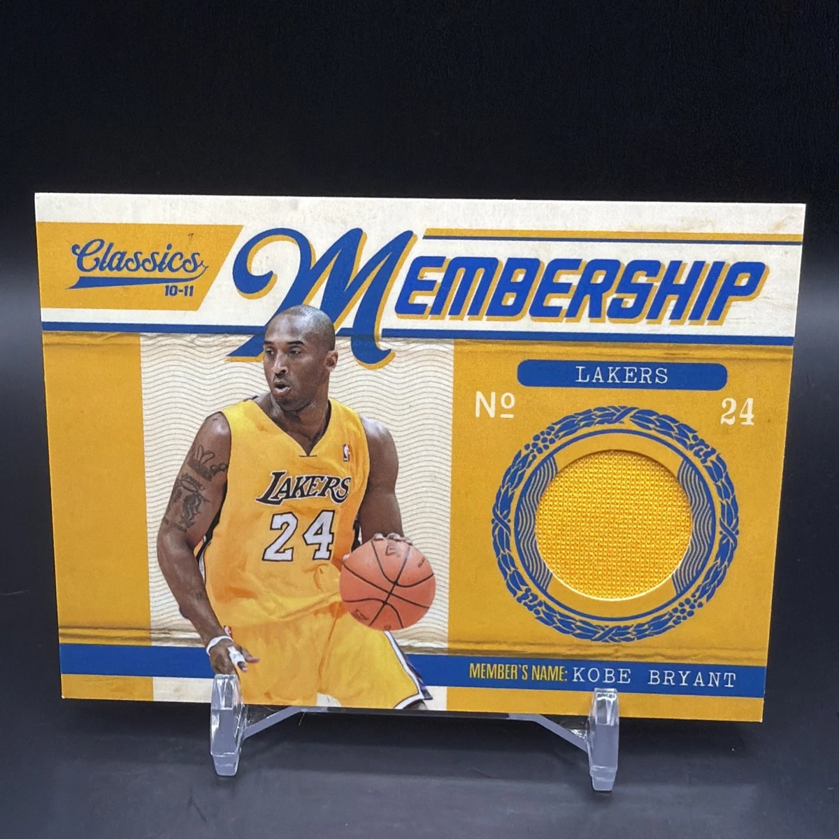 Panini Kobe Bryant Basketball Trading Cards Sports Memorabilia for