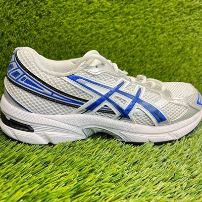 Asics Gel-1130 Boys Size 5.5Y Silver Blue White Athletic Running Shoes Sneakers
