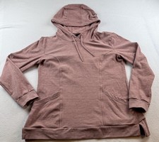 Spyder Active Hooded Long Sleeve Pullover Heather Pink Size L