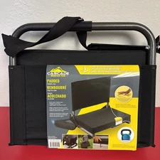 Cascade Mountain Tech Padded Stadium Seat Memory Foam With Shoulder Strap New