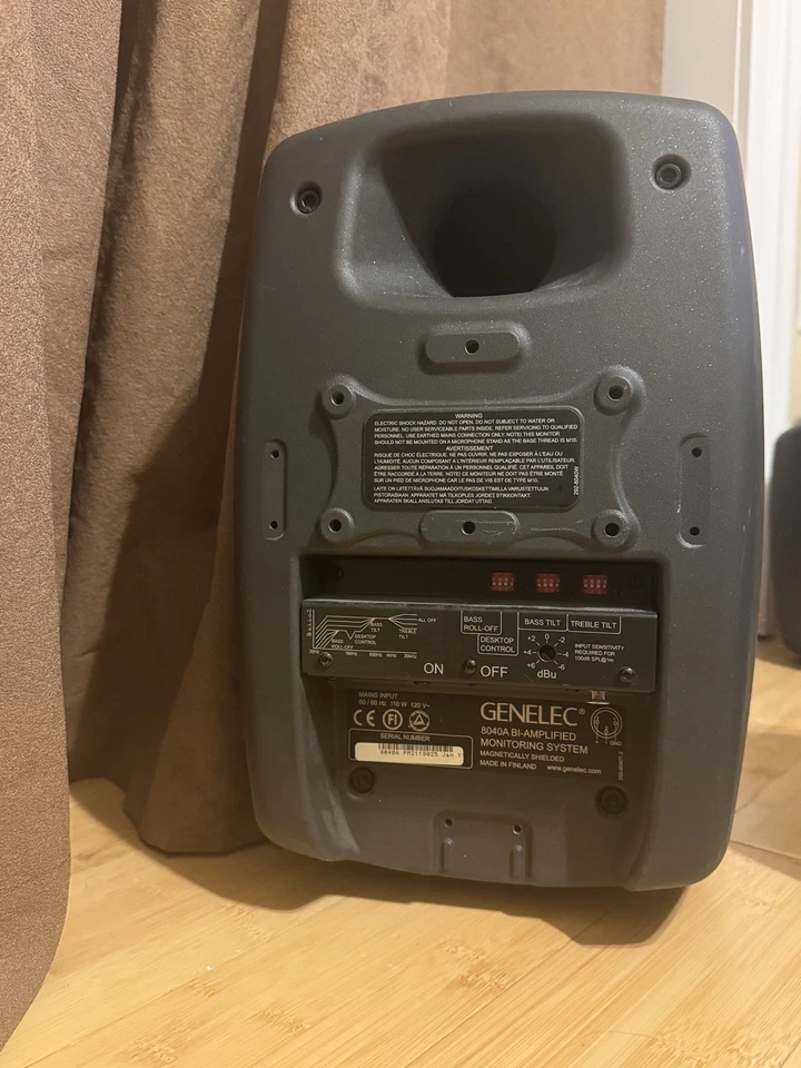 Genelec 8040A Compact Bi-Amplified Monitors. - Image 3 of 3