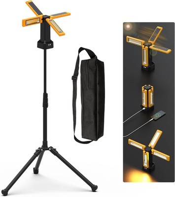 Rechargeable Solar Work Light 8000 Lumen 13200mAh