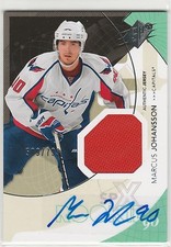 2010-11 SPx #188 Marcus Johansson JSY AU RC 509/799 jersey autograph rookie