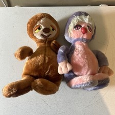 Peluche vintage 1982 POYYY STAR PLANETANIMALS VIOLA ZAX CLAX/ALIEN Bundle