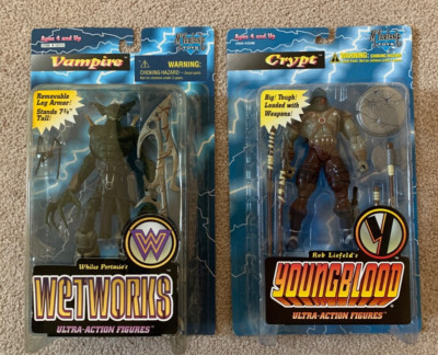 McFarlane Toys Wetworks Series 1 Vampire Youngblood Crypt Action Figures 1995