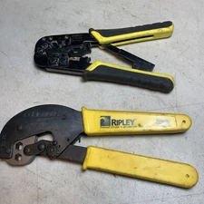 KLEIN TOOLS  -  VDV226-011-SEN Crimper  plus RIPLEY CABLEMATIC CR 596QL Tool