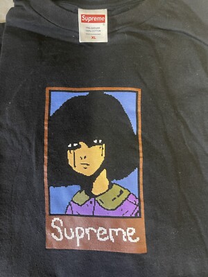 SUPREME EMO TEE T Shirt Size XL Black  2024