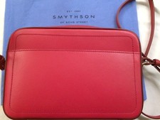 *smythson Of Bond Street Real Calf Leather Cross Body Bag