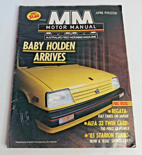 Motor Manual Apr 1985 Car Magazine Holden