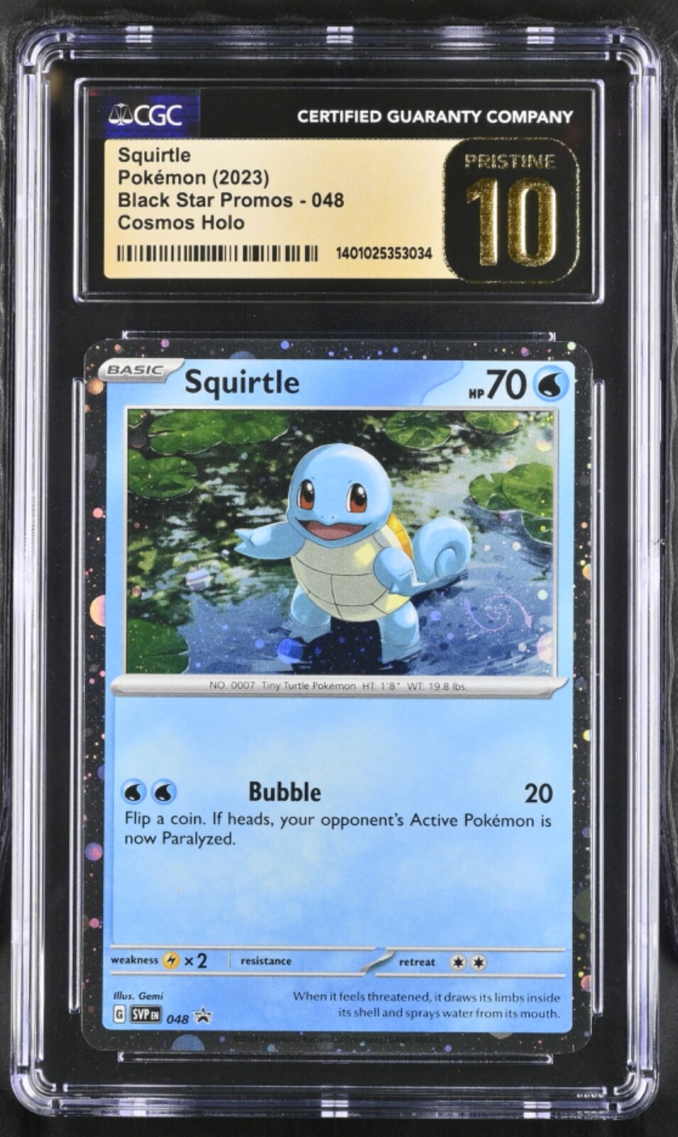 GRADED POKEMON CARDS CGC PRISTINE 10