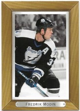 #177 Fredrik Modin 2003-04 Upper Deck Beehive Hockey Card NM-Mint