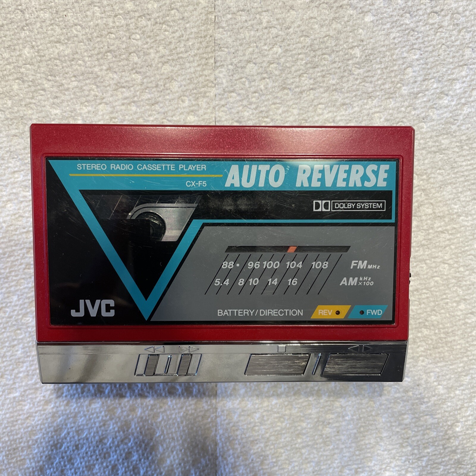 Victor ビクター CX-10 ポータブルカセットプレーヤー ジャンク 736