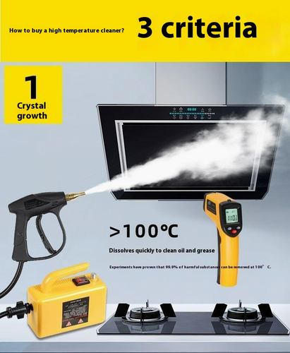 Limpiador de vapor de alta presión y alta temperatura campana doméstica multifunción - Imagen 6 de 14