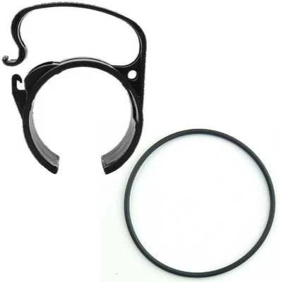 SNAP light Black Kabel Schelle Befestigungs Klemme für Truss Rohr mit Gummiring