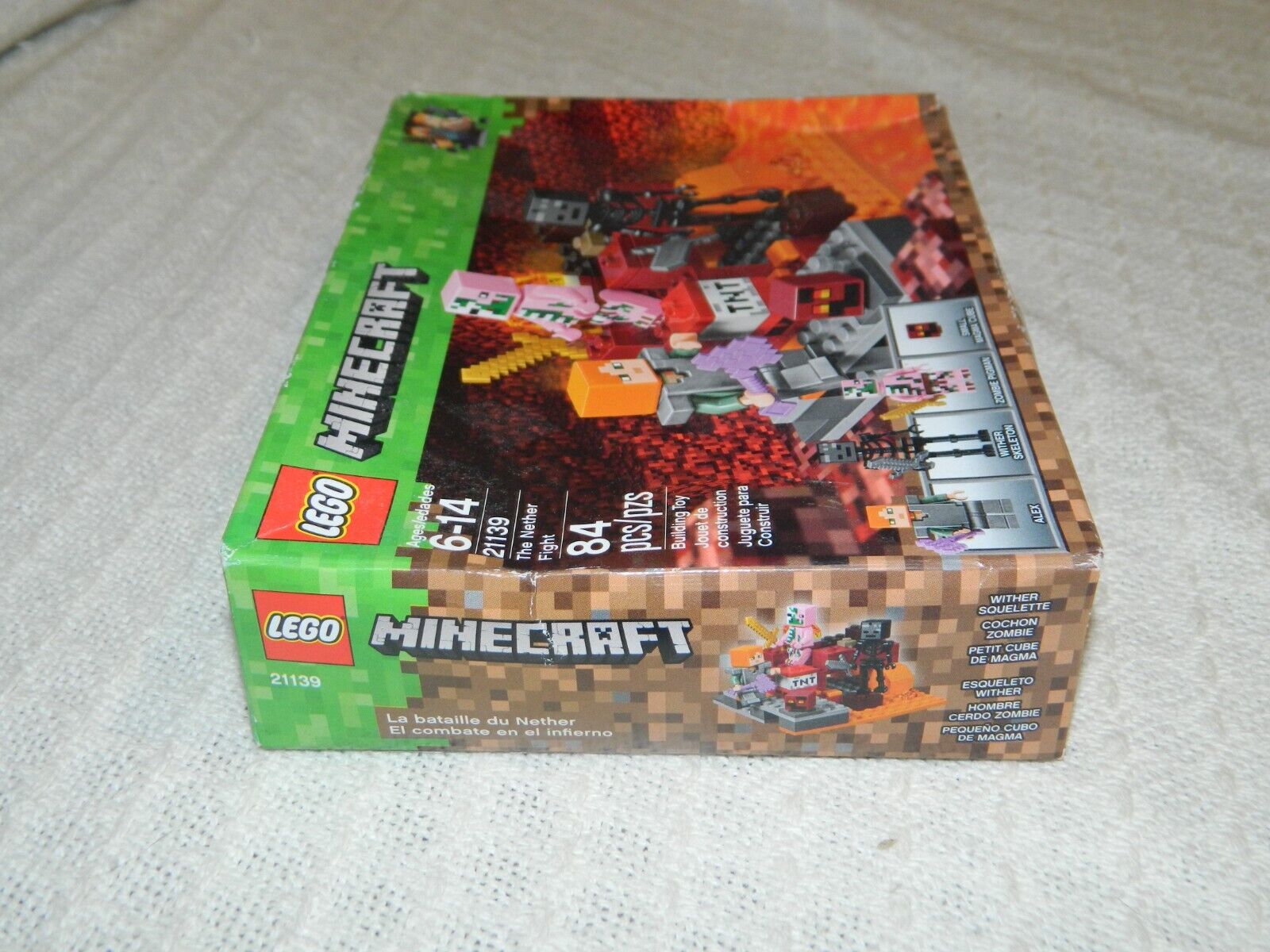  LEGO Minecraft The Nether Fight 21139 Building Kit (84