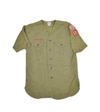 Vintage Boy Scouts of America Shirt Size Small Sanforized Uniform Official
