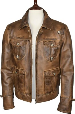 Mens The Expendables 2 Film Jason Statham Real Leather Jacket | eBay