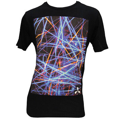 OFFICIAL Cream Ibiza Rave Lasers Men/'s T-shirt by YourOwn Black RRP £50.00