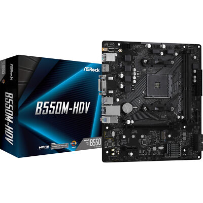 ASRock B550M-HDV, Mainboard, Sockel AM4