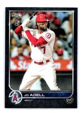 2022 Topps Chrome Ben Baller #203 Jo Adell Black Parallel Angels Mint