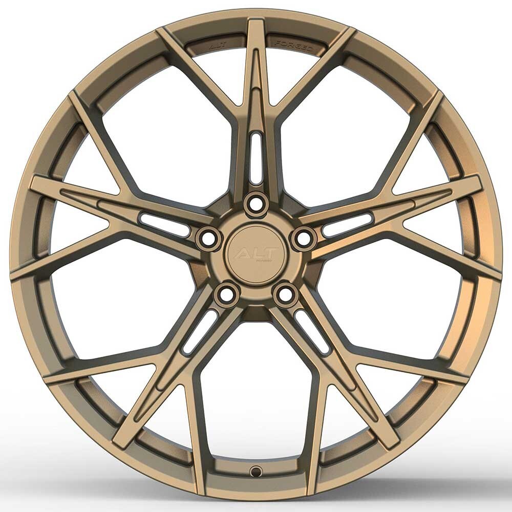 20" 21" ALT Forged ALT19 Satin Bronze Wheels for Lamborghini Huracan 2014-2025+