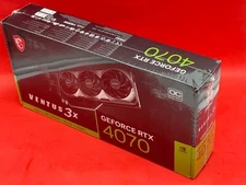 MSI Gaming GeForce RTX 4070 Ventus 3X E1 12G OC Graphics Card 2520 MHz 20 Gbps