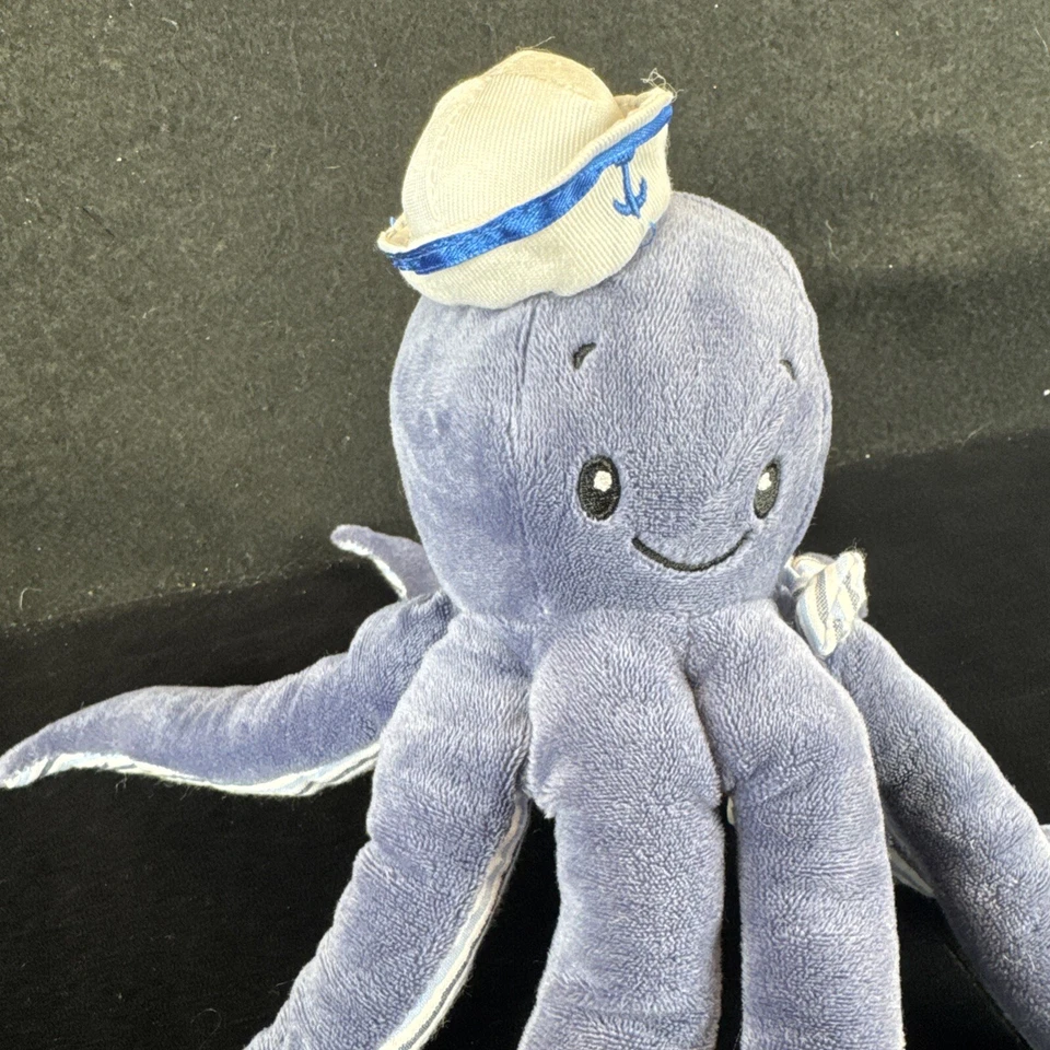 Juguete de peluche para bebé Preppy Pelican Blue Octopus Sailor 9" 2019 Foto 2 de 4
