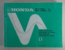 1981 Honda Goldwing GL 1100 / D Parts Catalog / Parts List