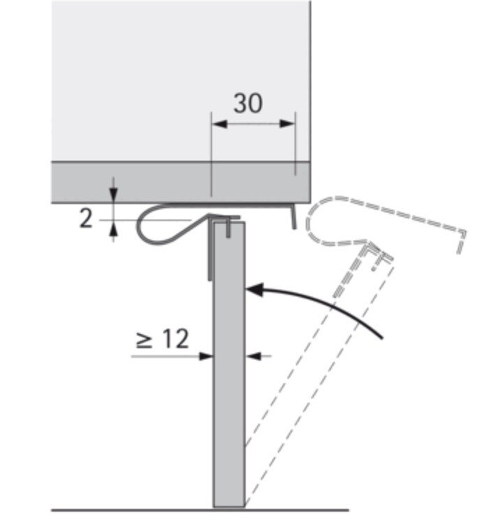 x20 kitchen plinth / kick board clips/sprung metal/ no screws requires