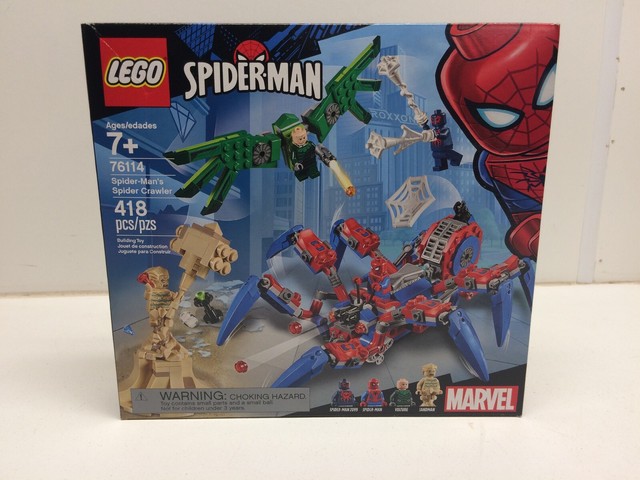 LEGO 76114 Spiderman's Spider Crawler 418 Pieces Set New Sealed | eBay