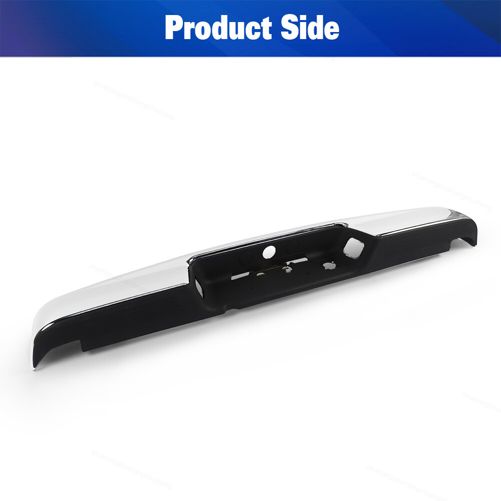 New Chrome Rear Step Bumper For 2004-2008 Dodge Ram 1500/2500/3500 - Includes Hardware, Bolt-On