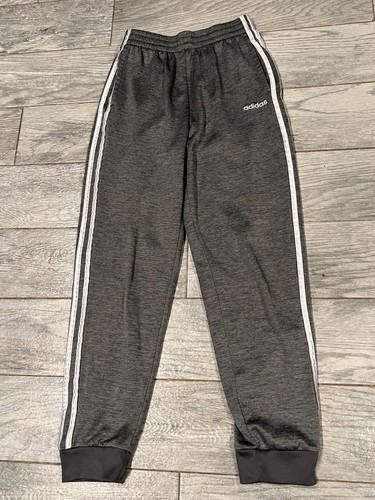 Adidas Boys Sweatpants Joggers XL 18 20 Extra Large Gray Track Pants Youth - Picture 5 of 9