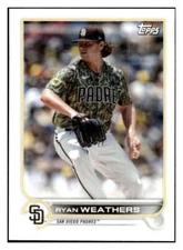 RYAN WEATHERS 2022 Topps Mini #70 MLB Padres  ID:47357