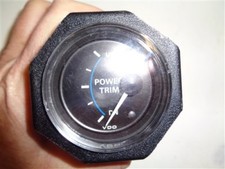 VDO POWER TRIM GAUGE BLACK FACE & BEZEL 1 275 016 066A MARINE BOAT