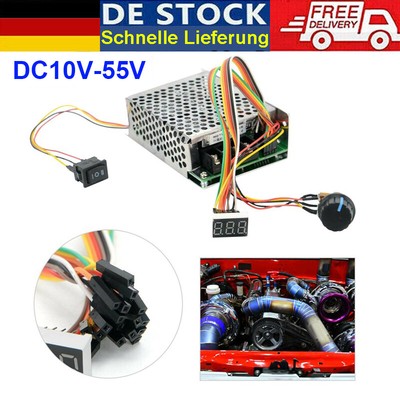 Motor Speed Controller DC 10-55V 12/24V 60A PWM CW CCW Reversible Pulse Driver